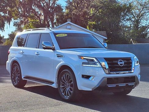 Used 2023 Nissan Armada Platinum w/ Captain's Chairs Package image 31