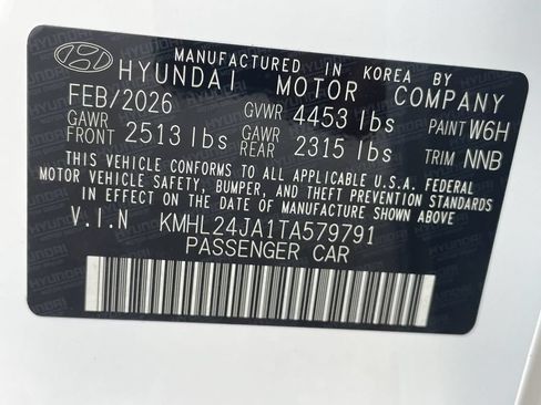 New 2026 Hyundai Sonata SE FWD image 33