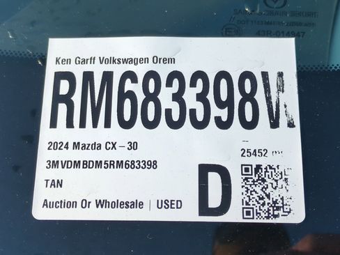 Used 2024 MAZDA CX-30 AWD 2.5 S w/ Premium Package image 35