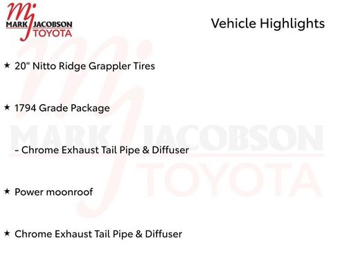 New 2026 Toyota Tundra 1794 Edition image 4