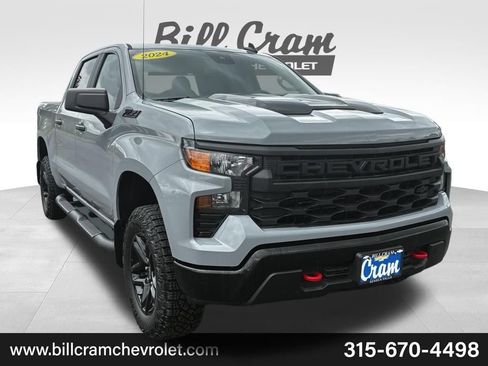 Used 2024 Chevrolet Silverado 1500 Custom Trail Boss w/ LPO, Dark Essentials Package AWD/4WD image 1
