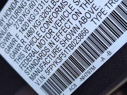 New 2026 Honda Ridgeline RTL image 15