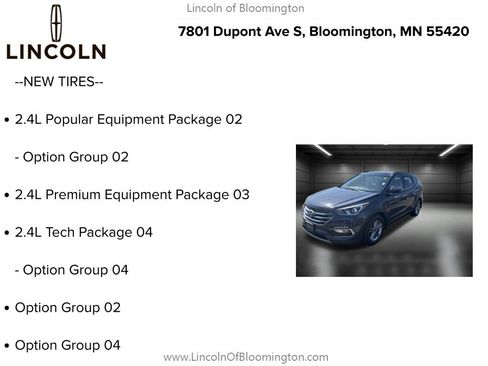 Used 2017 Hyundai Santa Fe Sport w/ 2.4L Tech Package 04 image 5