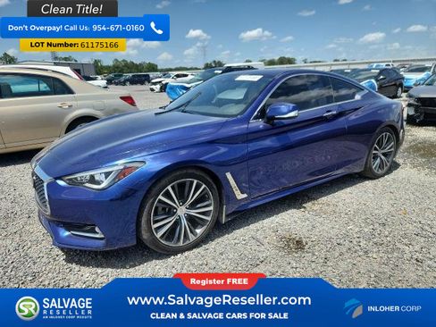 Used 2019 INFINITI Q60 3.0t Luxe w/ Essential Package RWD image 1