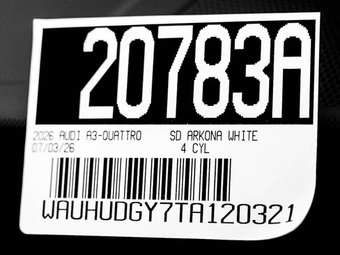 New 2026 Audi A3 2.0T Premium Plus AWD/4WD image 26