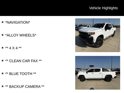 Used 2021 Chevrolet Silverado 1500 Custom Trail Boss AWD/4WD image 4