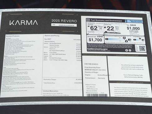 Used 2025 Karma Revero Luxury image 46