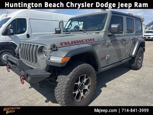 Used 2020 Jeep Wrangler Unlimited Rubicon w/ LED Lighting Group AWD/4WD image 1
