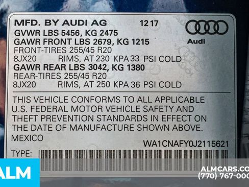 Used 2018 Audi Q5 Prestige image 62