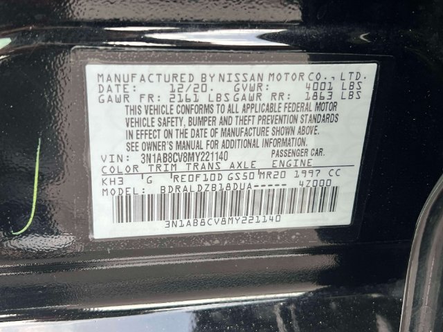 Used 2021 Nissan Sentra SV FWD image 32
