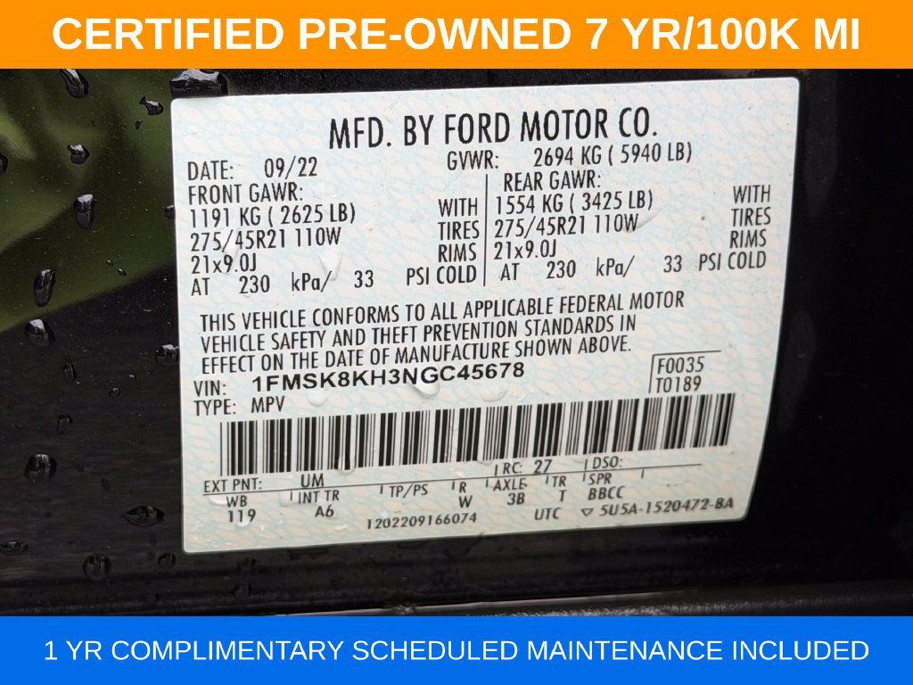 Used 2022 Ford Explorer ST-Line AWD/4WD image 31