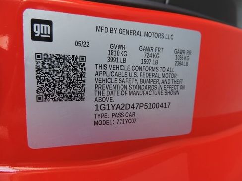 Used 2023 Chevrolet Corvette Stingray Coupe w/ Battery Protection Package RWD image 21