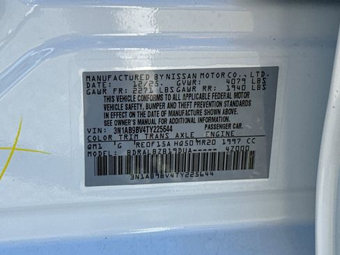 New 2026 Nissan Sentra S w/ Floor Mat Package FWD image 32
