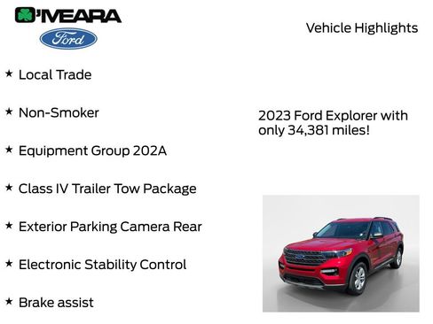 Used 2023 Ford Explorer XLT w/ Equipment Group 202A AWD/4WD image 8