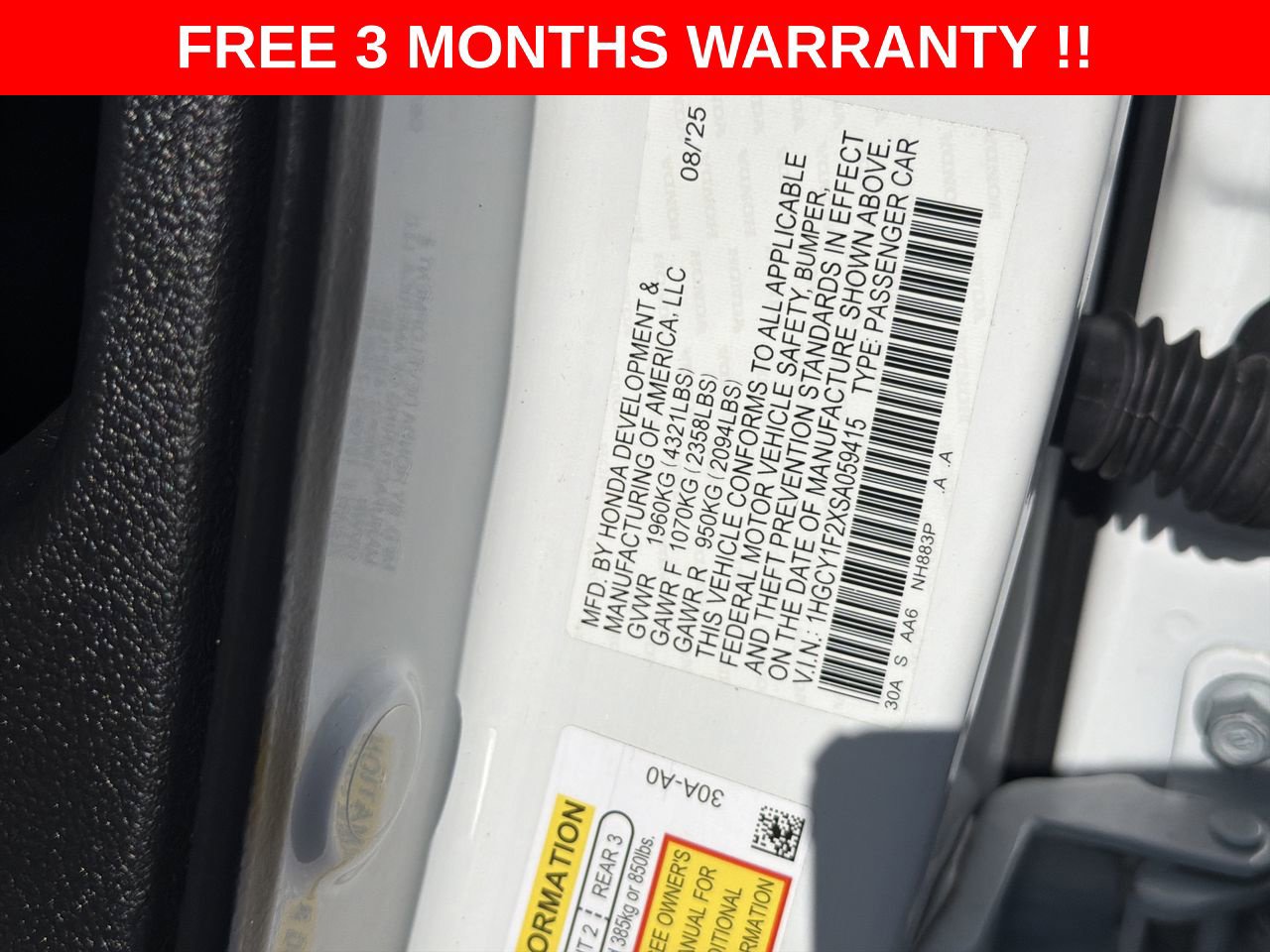 Used 2025 Honda Accord LX image 23