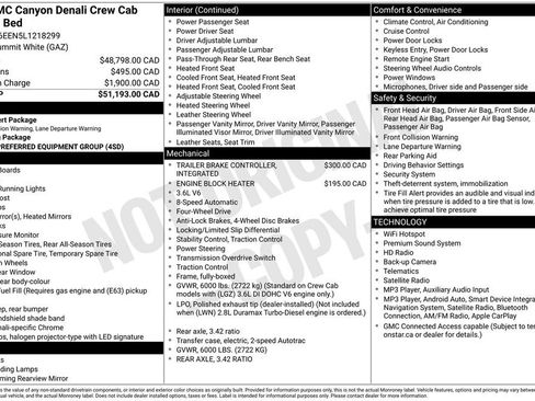 Used 2020 GMC Canyon Denali AWD/4WD image 3