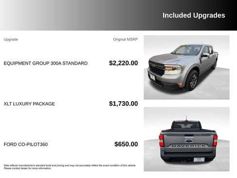 Used 2023 Ford Maverick XLT w/ Equipment Group 300A Standard image 6