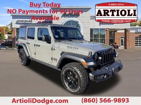 Certified 2022 Jeep Wrangler Unlimited Sport AWD/4WD image 1