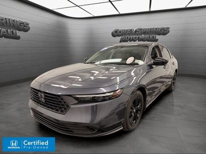 Certified 2025 Honda Accord SE