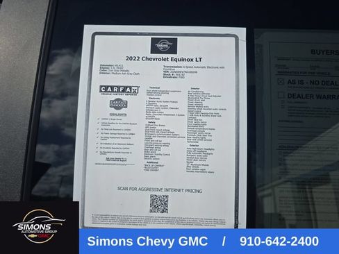 Used 2022 Chevrolet Equinox LT FWD image 28