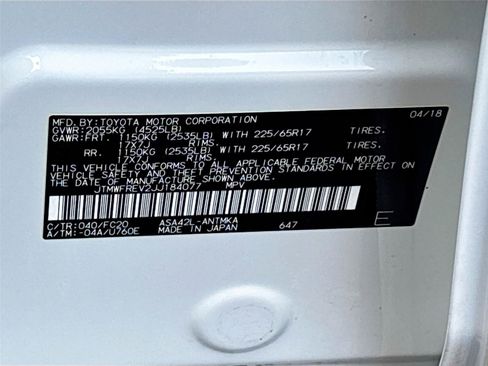 Used 2018 Toyota RAV4 XLE FWD image 30