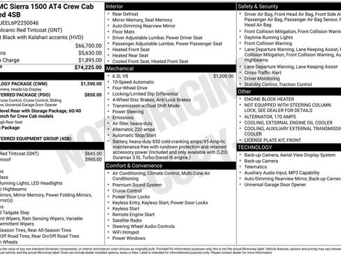 Certified 2023 GMC Sierra 1500 AT4 w/ Technology Package AWD/4WD image 29
