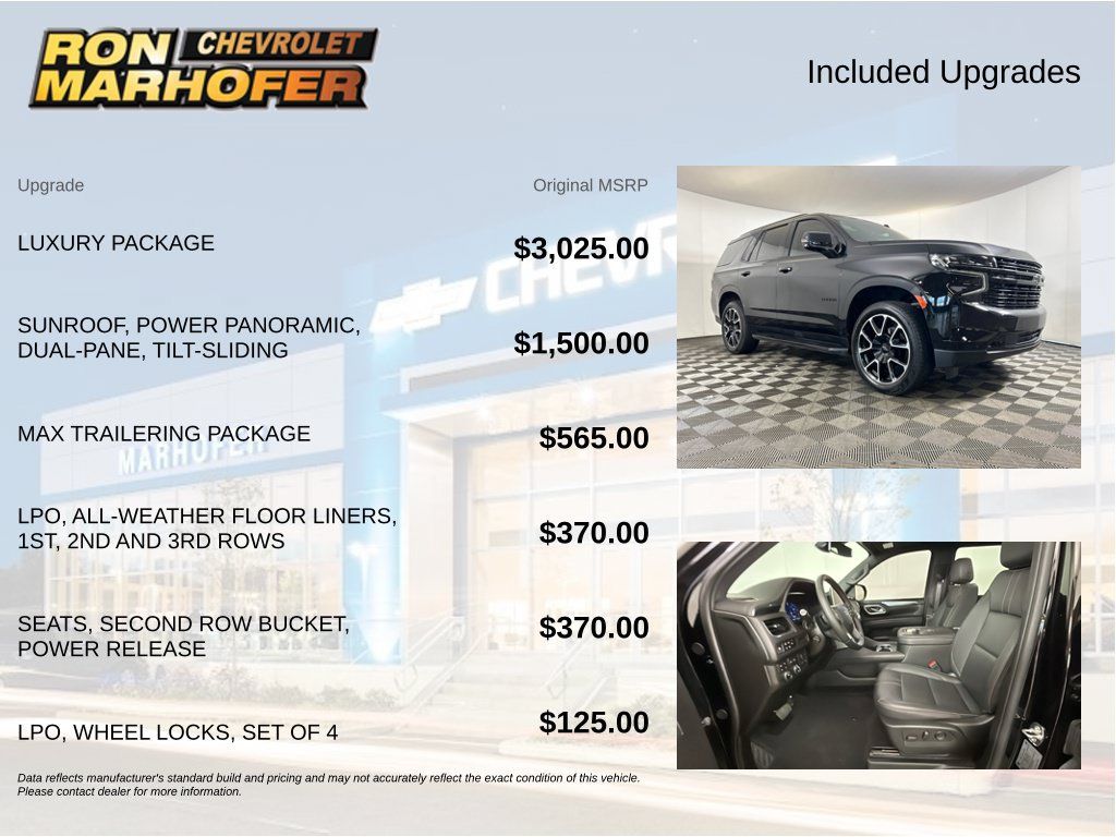 Used 2024 Chevrolet Tahoe RST w/ Luxury Package AWD/4WD image 6