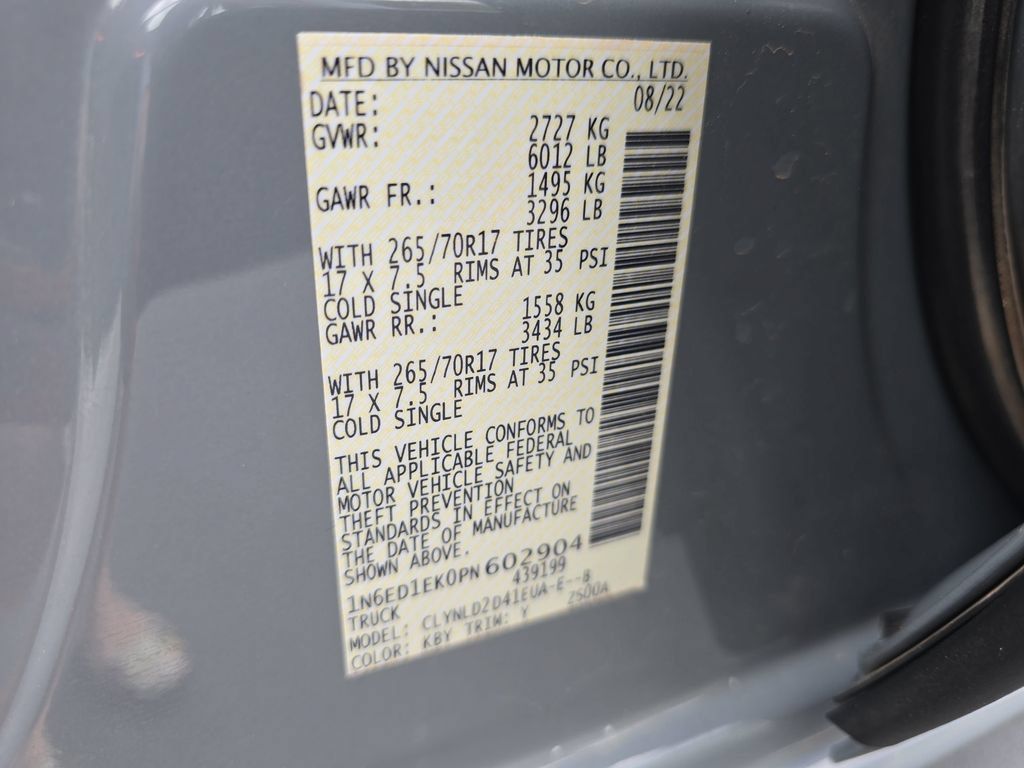 Used 2023 Nissan Frontier PRO-4X w/ Pro-4X Premium Package AWD/4WD image 39