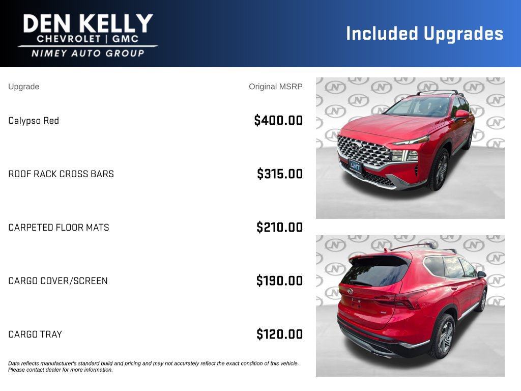 Used 2022 Hyundai Santa Fe SEL AWD/4WD image 3