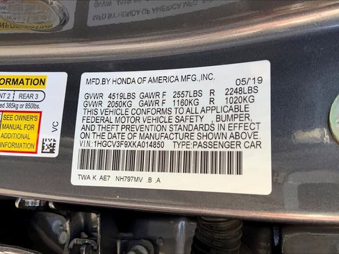 Used 2019 Honda Accord Touring image 33