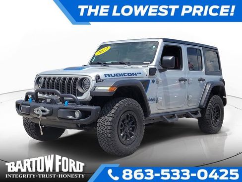 Used 2023 Jeep Wrangler Unlimited Rubicon 4xe AWD/4WD image 1