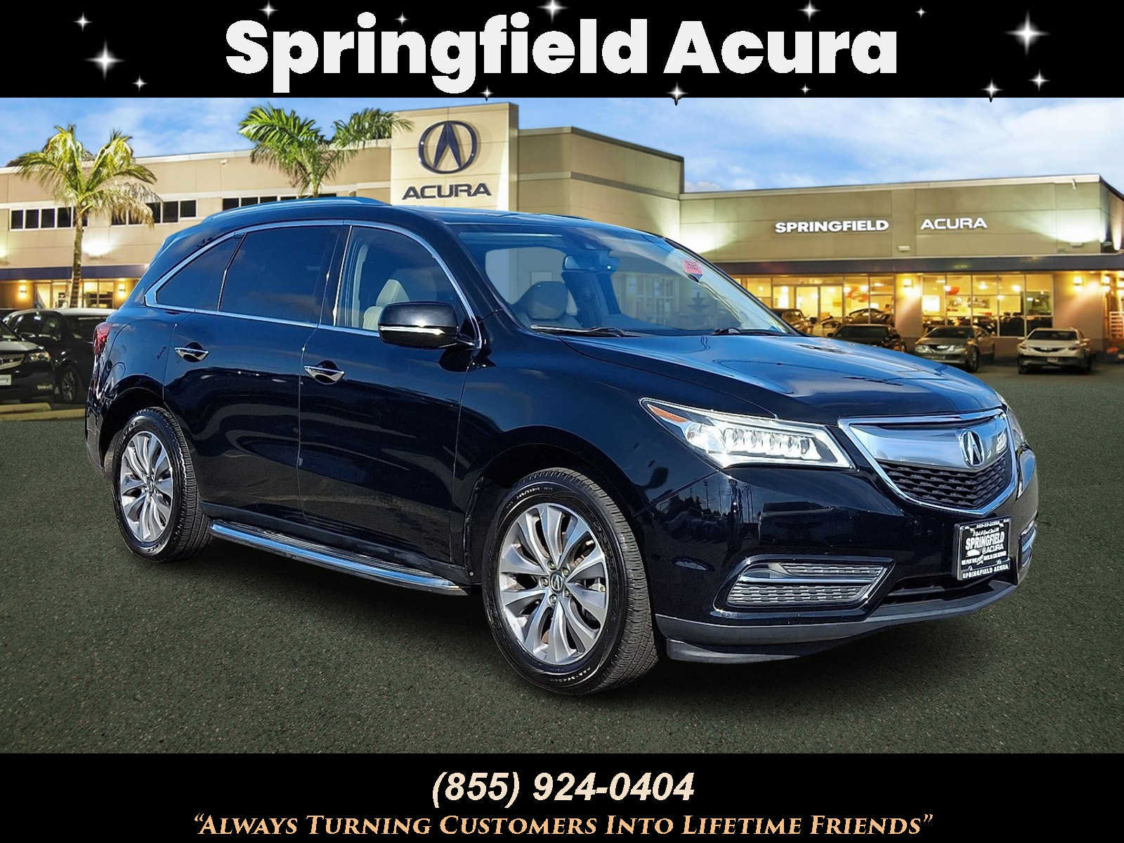 Used 2015 Acura MDX w/ Technology Package AWD/4WD image 1