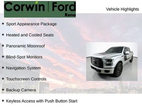 Used 2016 Ford F150 Lariat w/ Equipment Group 502A Luxury RWD image 7