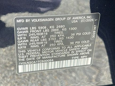 New 2026 Volkswagen Atlas SE image 31