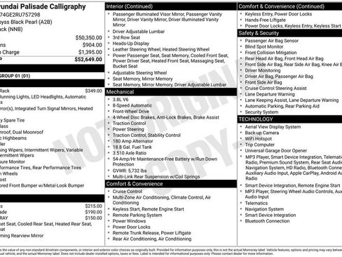 Certified 2024 Hyundai Palisade Calligraphy FWD image 4