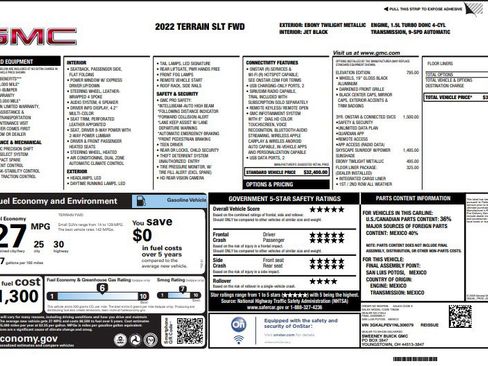 Used 2022 GMC Terrain SLT w/ Elevation Edition image 4