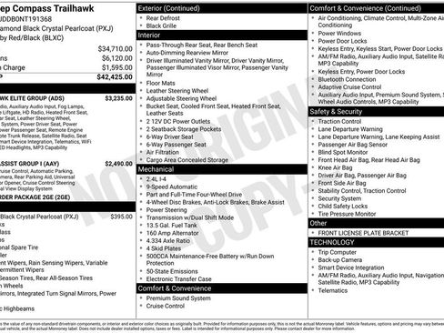 Used 2022 Jeep Compass Trailhawk w/ Trailhawk Elite Group image 10