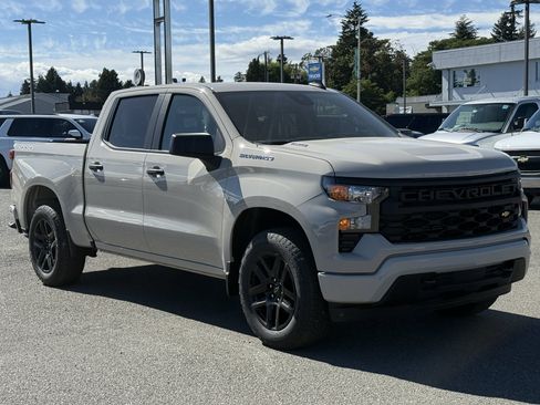 New 2026 Chevrolet Silverado 1500 Custom w/ Turbomax Blackout Package AWD/4WD image 7