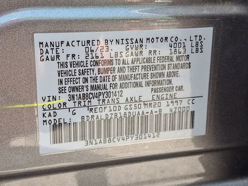 Used 2023 Nissan Sentra SV w/ All-Weather Package FWD image 27