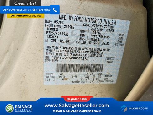 Used 2003 Ford Escape XLS AWD/4WD image 17