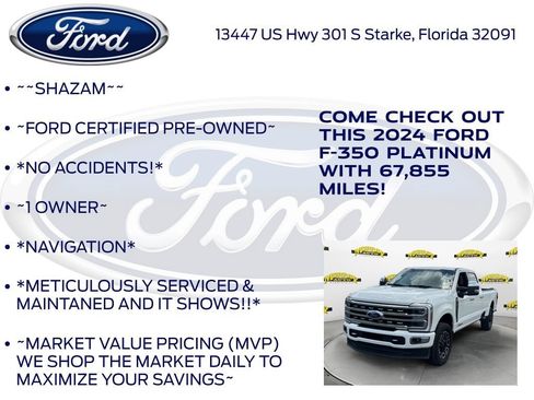 Certified 2024 Ford F350 Platinum AWD/4WD image 6