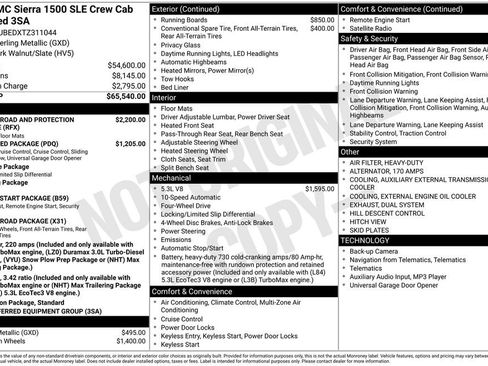 Used 2026 GMC Sierra 1500 SLE AWD/4WD image 50