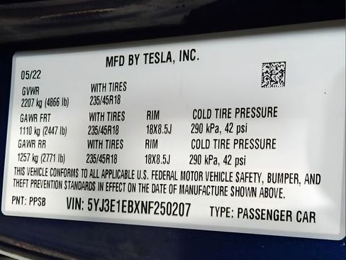 Used 2022 Tesla Model 3 Long Range image 15