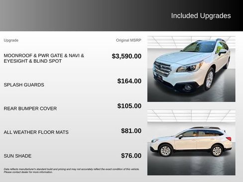 Used 2017 Subaru Outback 2.5i Premium AWD/4WD image 5