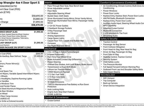 Used 2024 Jeep Wrangler Unlimited w/ Convenience Group AWD/4WD image 35
