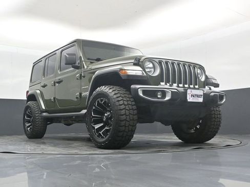 Used 2021 Jeep Wrangler Unlimited Sahara w/ Uconnect 4C Nav & Sound Group AWD/4WD image 45