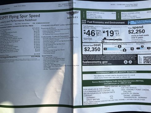 New 2025 Bentley Flying Spur Plug-In Hybrid image 52