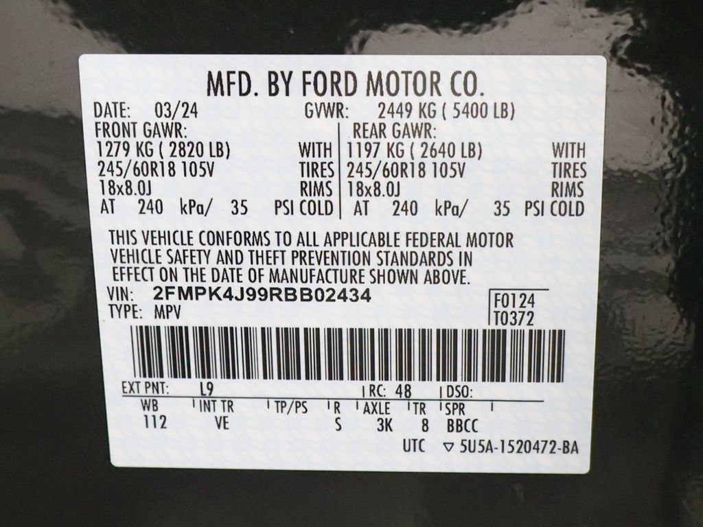 Used 2024 Ford Edge SEL w/ Convenience Package AWD/4WD image 49