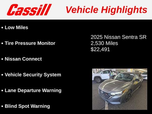 Used 2025 Nissan Sentra SR FWD image 3