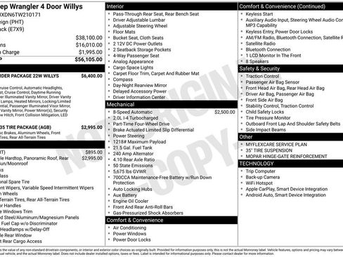 New 2026 Jeep Wrangler Unlimited Sport image 7